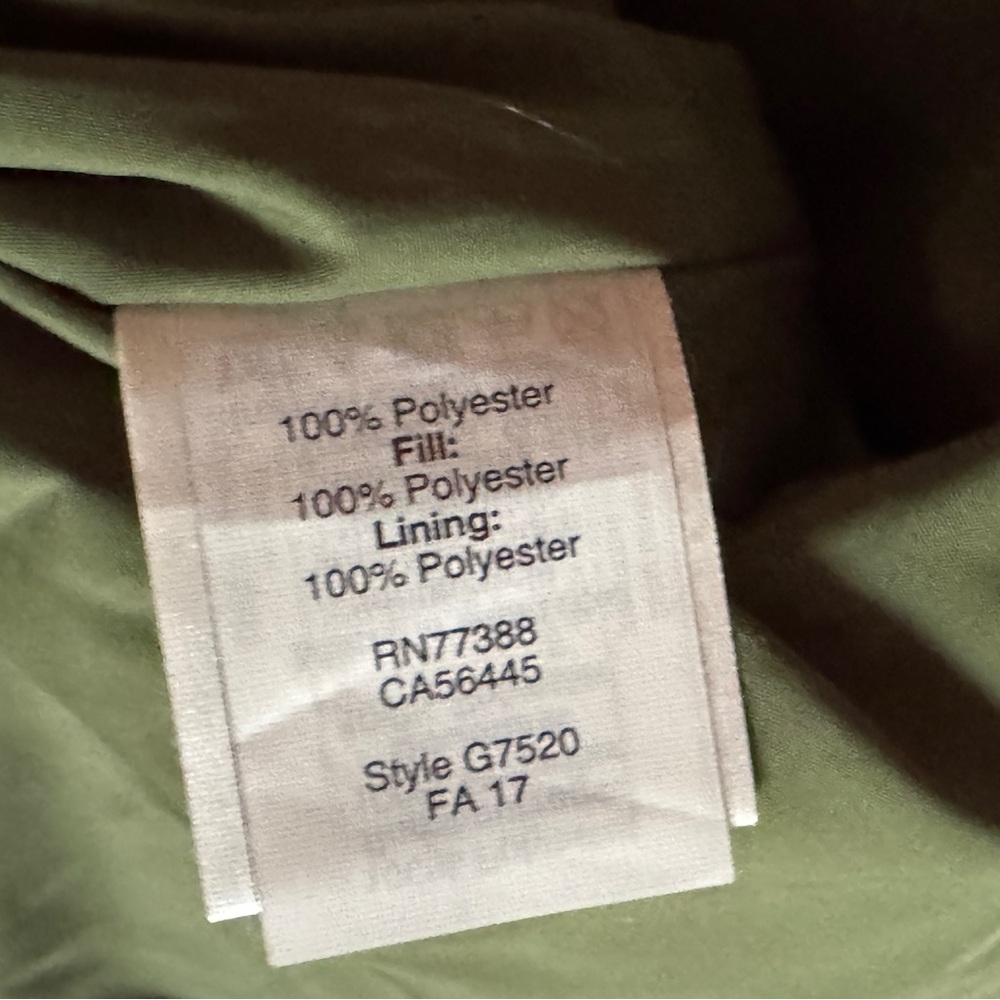 J. Crew Olive Green Quilted Puffer Vest Women 0 2 XS - Picture 10 of 10